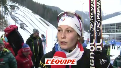 Biathlon - CM (F) : C. Chevalier «Je suis très satisfaite»