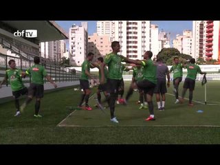 Primeiro treino em Goiânia