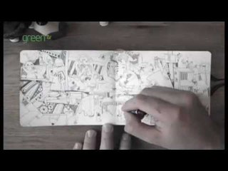 Green Thing pencil paper