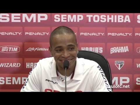 Coletiva SPFC - Apresentação do lateral Alvaro Pereira - São Paulo FC