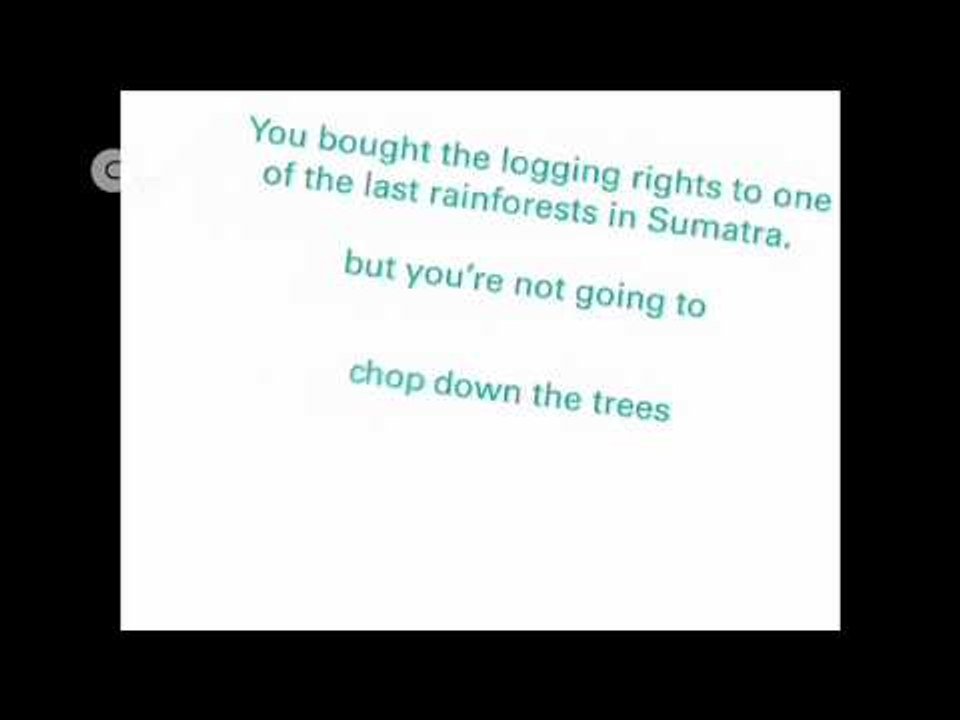 So You're the RSPB