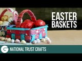 National Trust Crafts: How to make  Easter Baskets from Recycled Paper