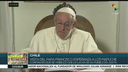 Visita del papa a Chile genera expectativas en el pueblo mapuche