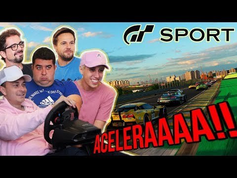 YOUTUBERS NO VOLANTE GRAN TURISMO SPORT - (FT. ACELERADOS, DESIMPEDIDOS E MANEIRANDO)