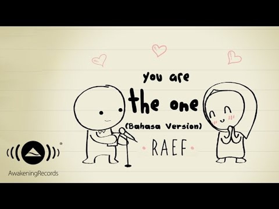Raef - You Are The One (Bahasa Version) | Official Lyric Video