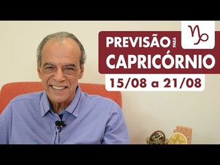 CAPRICÓRNIO - PREVISÃO SEMANAL 15/08 A 21/08