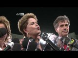 José Maria Marin e Dilma Rousseff participam da inauguração da Arena das Dunas