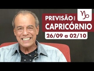 CAPRICÓRNIO - PREVISÃO SEMANAL 26/09 A 02/10