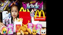 NEW new Mcdonalds Happy Meal Kids Toys Nerf Rebelle Transformers & Shopkins Surprise-AngieGigiLee