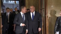 Bulgaristan Başbakanı Borisov, AB Konseyi Başkanı Tusk'ı karşıladı - SOFYA