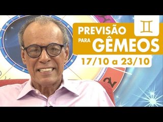 GÊMEOS  - PREVISÃO SEMANAL 17/10 A 23/10