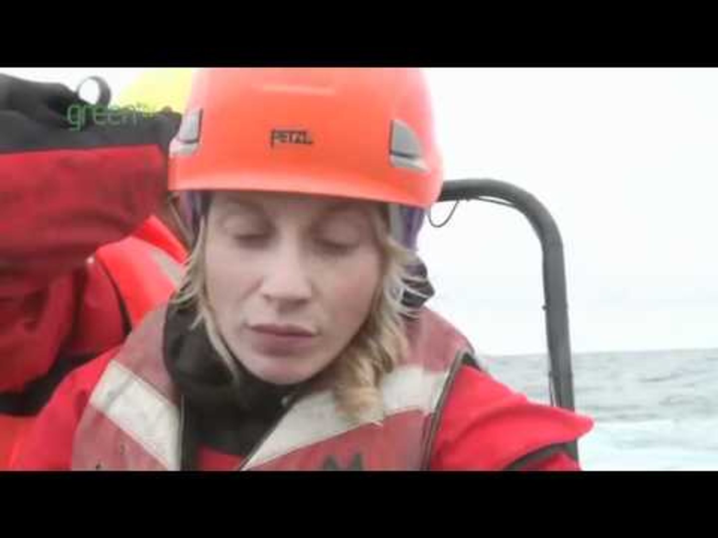 Greenpeace activist speaks from the Arctic