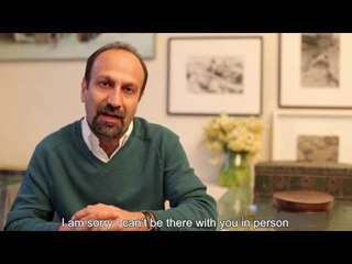 The Salesman UK premiere - message from Asghar Farhadi