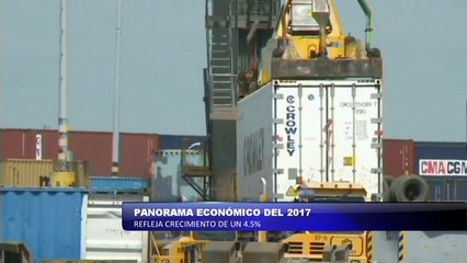 Panorama económico del 2017 refleja crecimiento de un 4.5