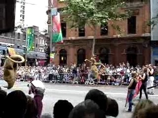 christmas parade kangourou