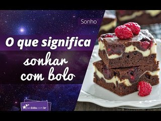 O que significa sonhar com bolo?