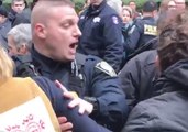Protesters Scuffle With Police Over Treatment of 'Dreamers'