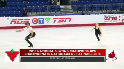 #CNPCT18 : SÉANCES D’ENTRAÎNEMENT (PATINAGE EN COUPLE SENIOR)