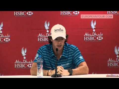 Rory McIlroy Press Conference - Abu Dhabi Championship 2012