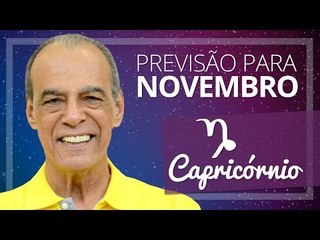 CAPRICÓRNIO - PREVISÃO PARA O MÊS DE NOVEMBRO DE 2017