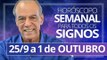 HORÓSCOPO SEMANAL - 25 de SETEMBRO a 1 de OUTUBRO