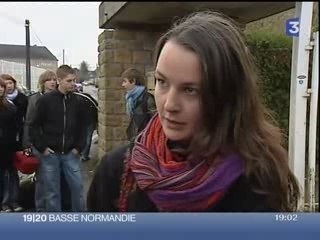 blocage du lycée Littré à Avranches