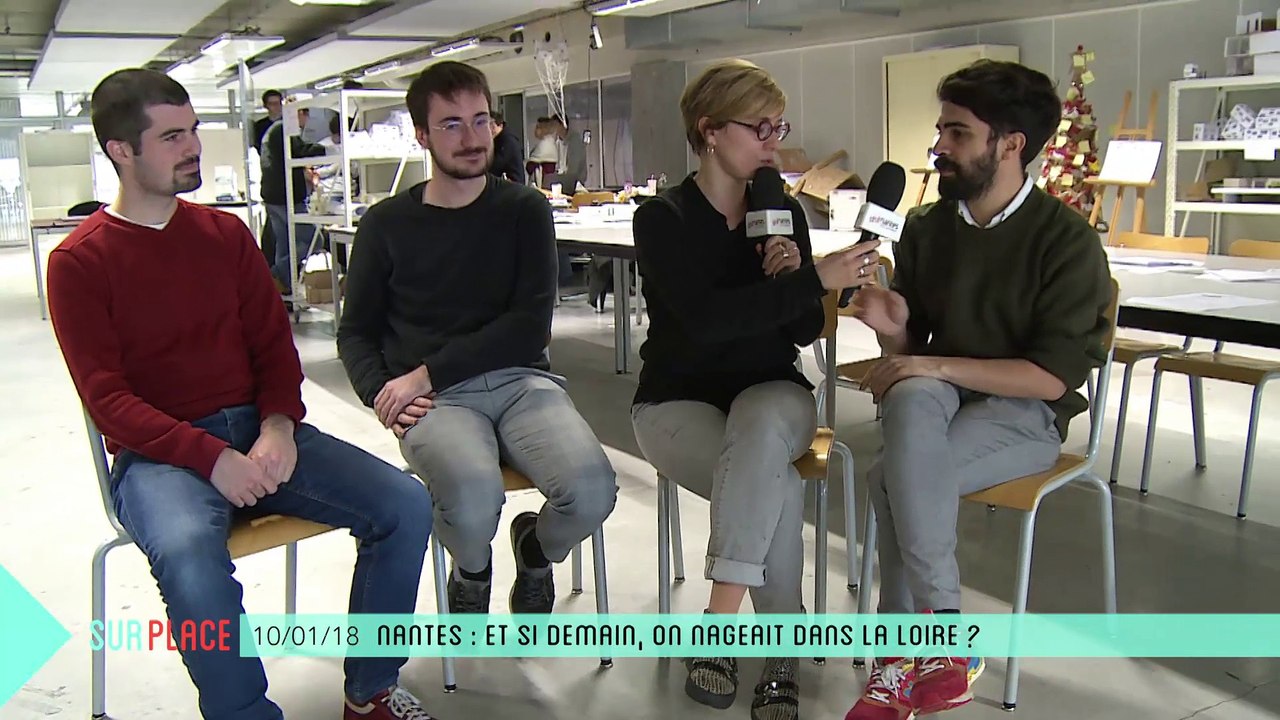 Sur Place à l'Ecole d'Archi de Nantes : des projets de piscine dans la Loire !