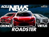 TESLA ROADSTER, O MATADOR DE PORSCHE + TUDO SOBRE CRONOS X VIRTUS! - ACELENEWS #96