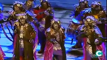 Fantástica comparsa de 'Los Noctámbulos' sobre los niños de guardias civiles que sufren acoso escolar en Cataluña