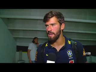 Alisson elogia defesa da Seleção Brasileira contra a Colômbia em Barranquilla