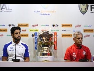 Final da Copa do Brasil 2017: coletiva de imprensa Léo e Reinaldo Rueda