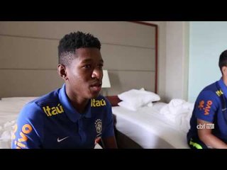 A CBF TV passou o dia com o capitão  da Sub-17 na véspera da estreia