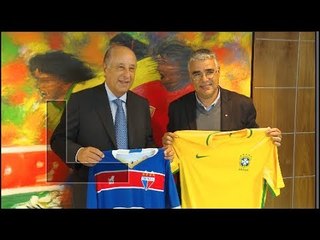 Presidente do Fortaleza visita a CBF, no Rio de Janeiro