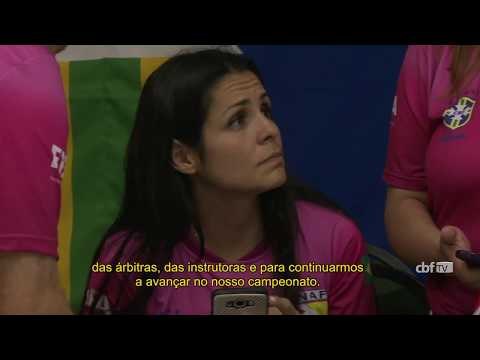 Arbitragem: instrutoras da FIFA elogiam nível de curso promovido pela CBF