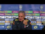 Seleção Brasileira: coletiva de imprensa com Willian e Tite - 09/11/2017