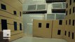 Folding cardboard cityscapes line this homemade ‘Inception’ remake
