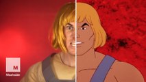 This live action 'He-Man' compared to the cartoon is DIY sorcery