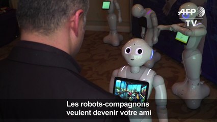 Au CES de Las Vegas, des robots voulant être votre ami