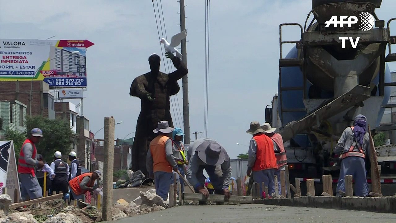 Obras para receber Francisco