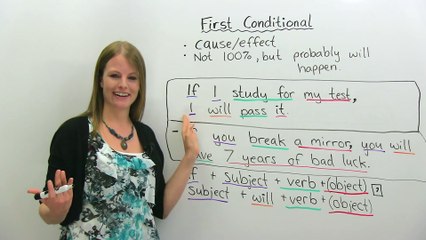Learn English with Emma- vocabulary, culture, and the first conditional!