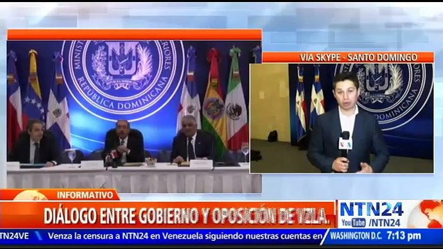 Sigue sin reanudarse diálogo entre oficialismo y oposición venezolana en Dominicana