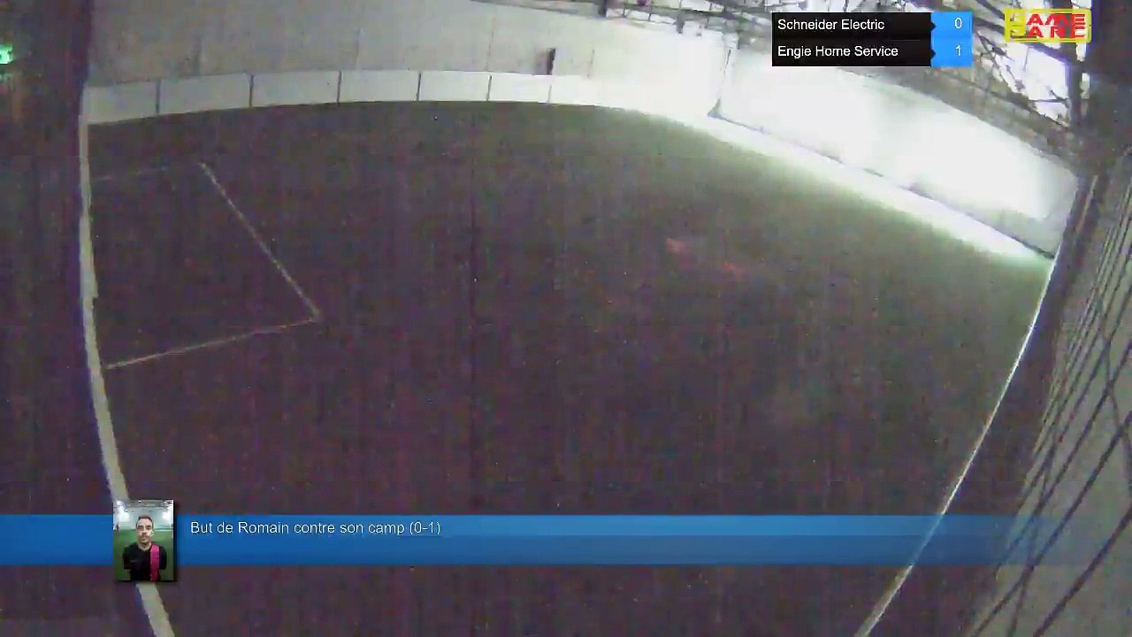 But de Romain contre son camp (0-1) - Schneider Electric Vs Engie Home Service - 11/01/18 17:00