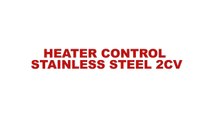 Burton 2cv Parts - Heater control stainless steel 2cv