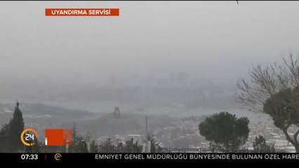 İstanbul'da kar alarmı
