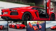 [WOW ]YouTuber Dresses Up His Lamborghini Aventador As Fire Spitting Santa Sle