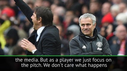 Descargar video: Conte-Mourinho row is 'nothing' - Hazard