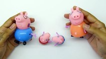 Meet PEPPA PIG and FAMILY Mommy Daddy George Peppa Toys