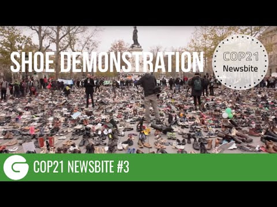 COP21: Paris Mobilization - Shoe Demonstration