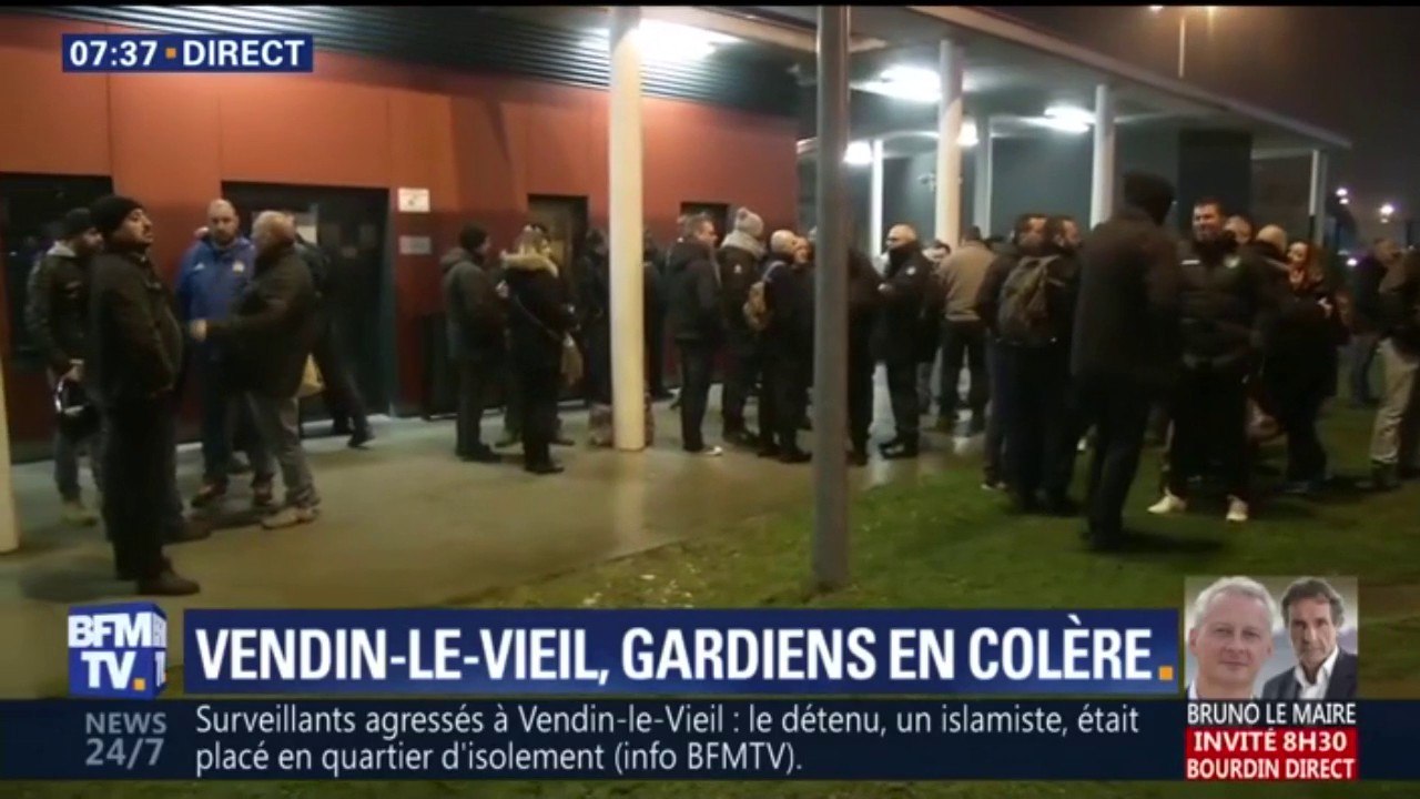 Agression de Vendin-le-Vieil: une cinquantaine de surveillants de la prison refusent de prendre leur service