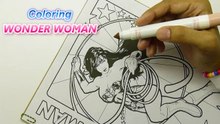 Wonder Woman Coloring Pages Superhero SPEED Color JLA